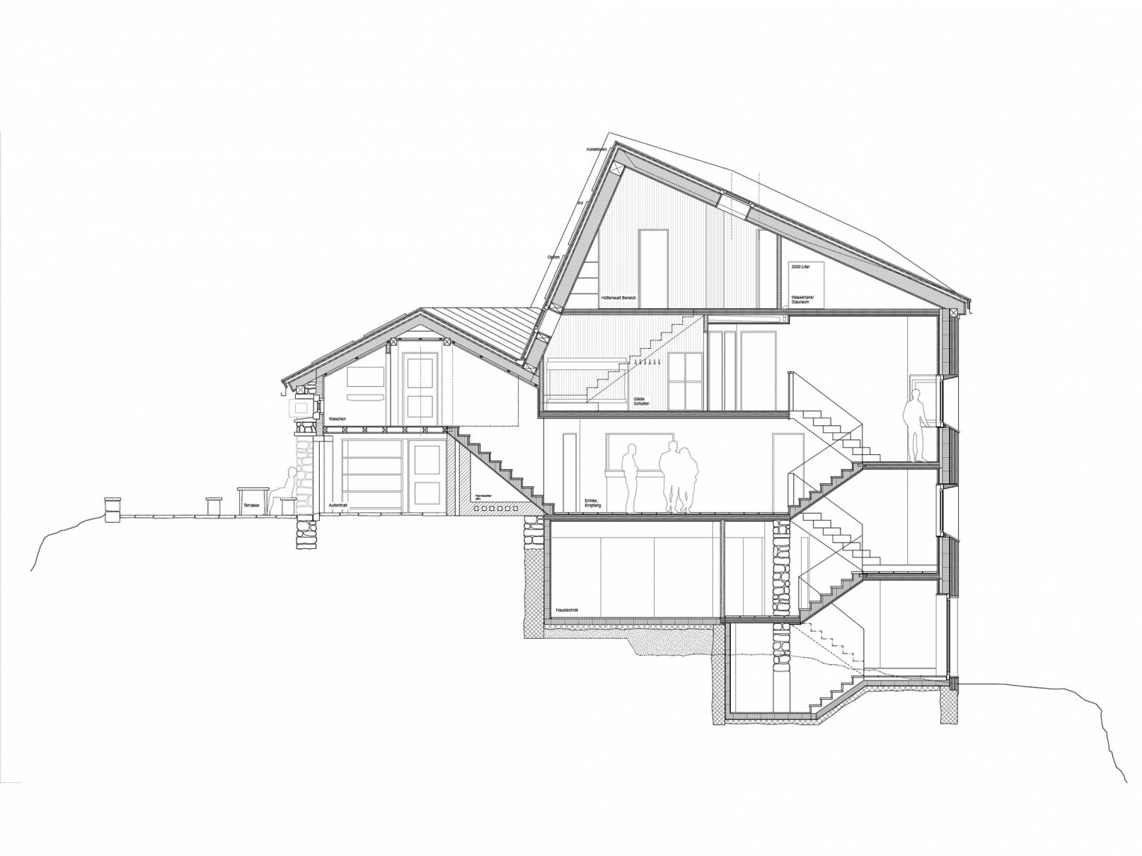Architektur Projekt Albert Heim Hütte, stehrenberger architektur, Katharina Stehrenberger