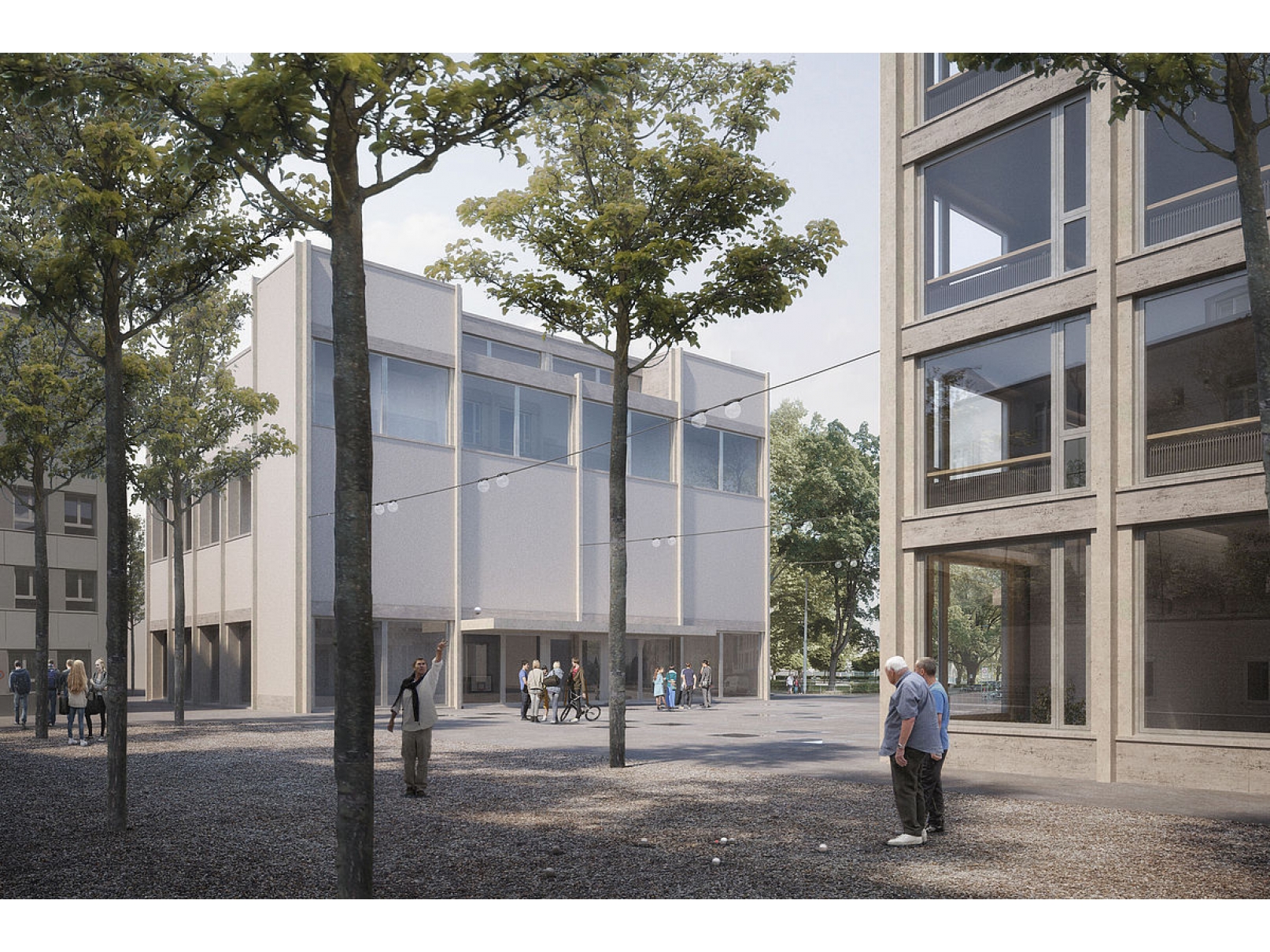 Architektur Projekt Berufsschule Zürich, stehrenberger architektur, Katharina Stehrenberger