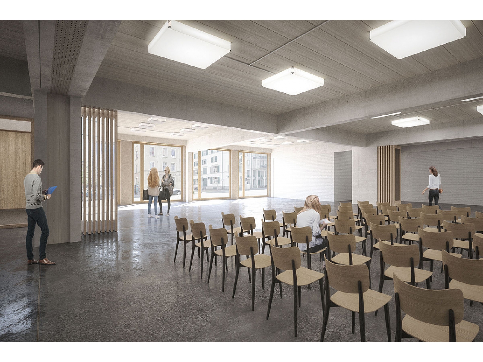 Architektur Projekt Berufsschule Zürich, stehrenberger architektur, Katharina Stehrenberger