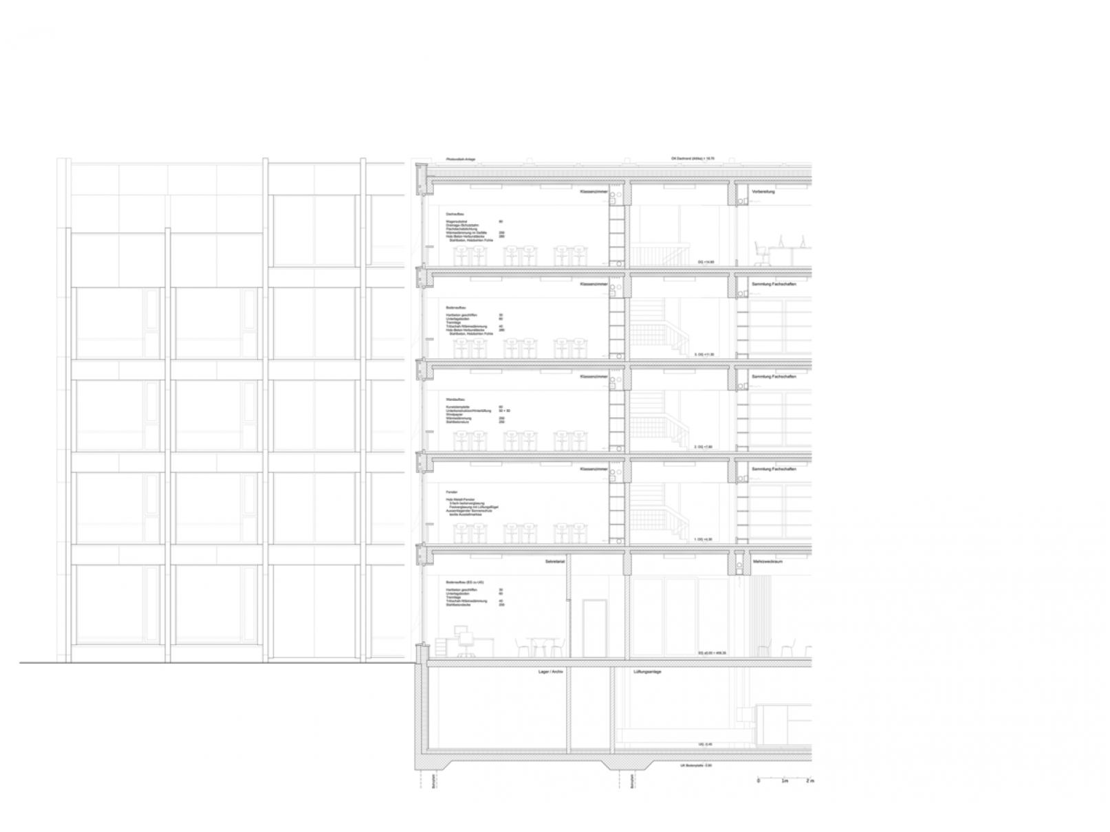 Architektur Projekt Berufsschule Zürich, stehrenberger architektur, Katharina Stehrenberger