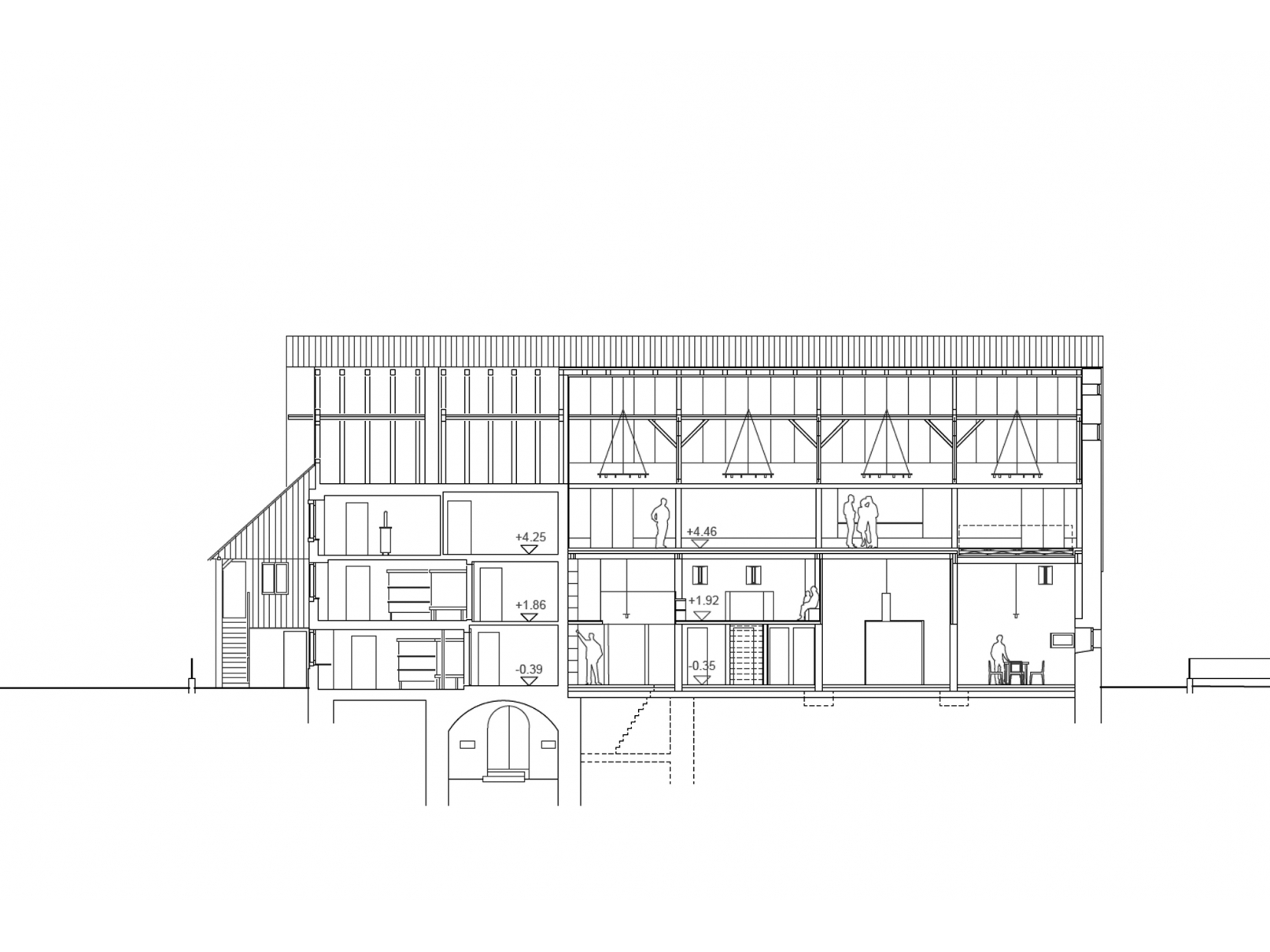 Architektur Projekt Dorfschür, stehrenberger architektur, Katharina Stehrenberger