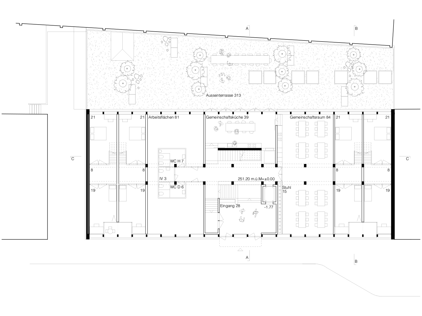 Architektur Projekt Hochbergerstrasse Basel, stehrenberger architektur, Katharina Stehrenberger