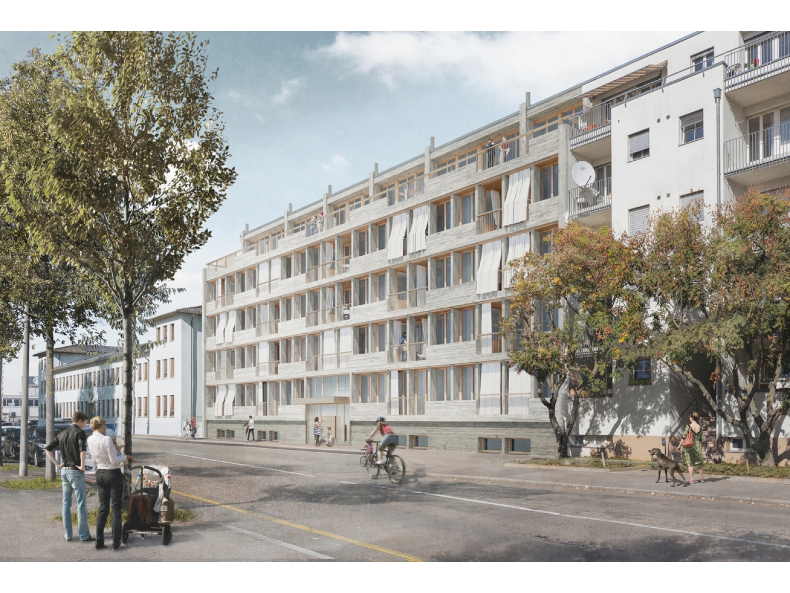 Architektur Projekt Hochbergerstrasse Basel, stehrenberger architektur, Katharina Stehrenberger