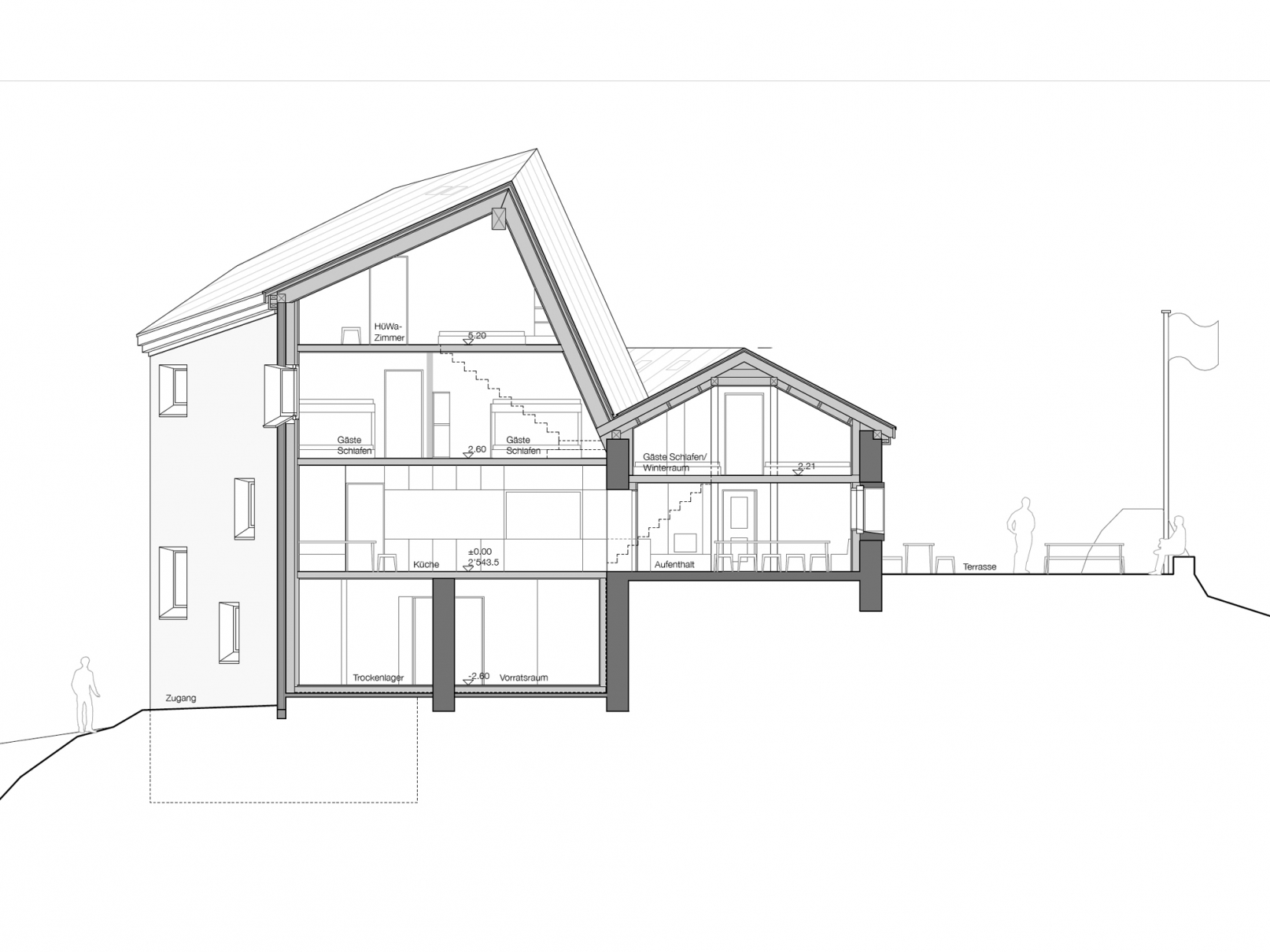 Architektur Projekt Albert Heim Hütte, stehrenberger architektur, Katharina Stehrenberger