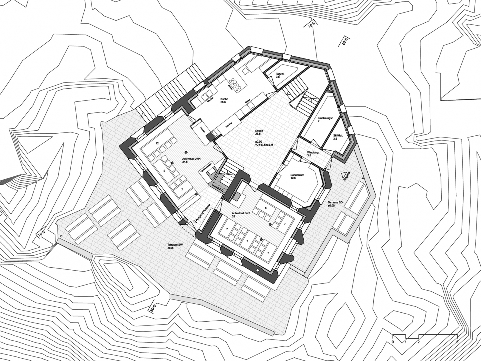 Architektur Projekt Albert Heim Hütte, stehrenberger architektur, Katharina Stehrenberger