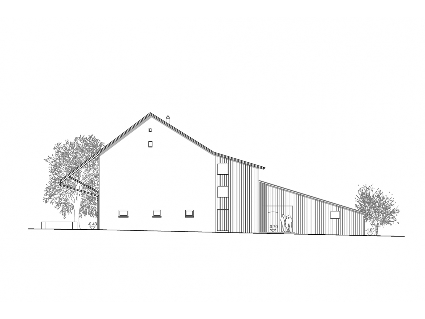 Architektur Projekt Dorfschür, stehrenberger architektur, Katharina Stehrenberger