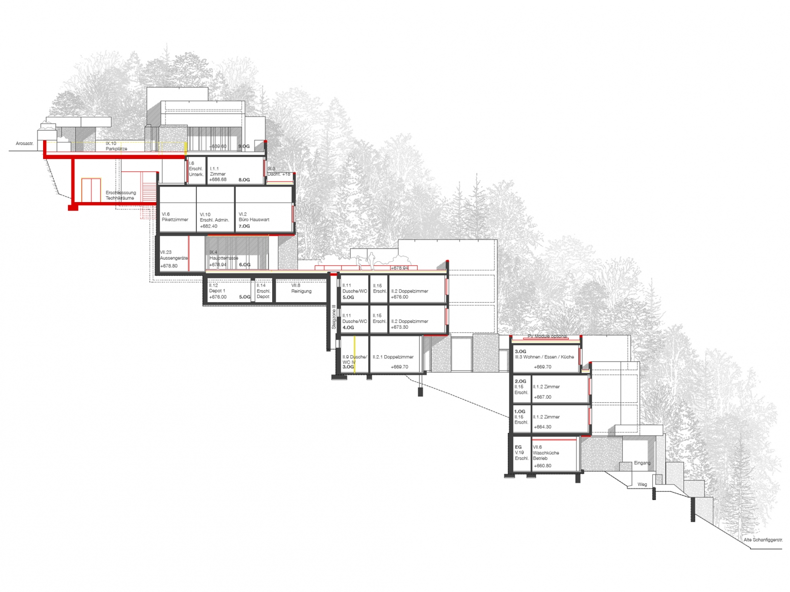 Architektur Projekt Konvikt Chur, stehrenberger architektur, Katharina Stehrenberger
