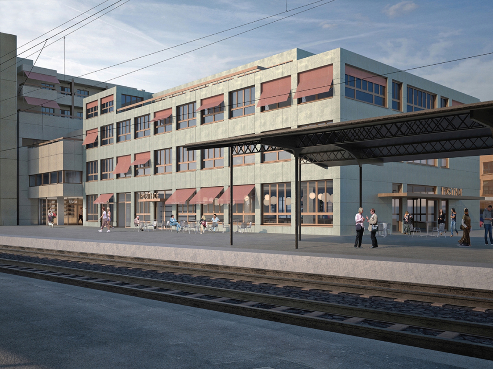 Architektur Projekt Postareal, stehrenberger architektur, Katharina Stehrenberger