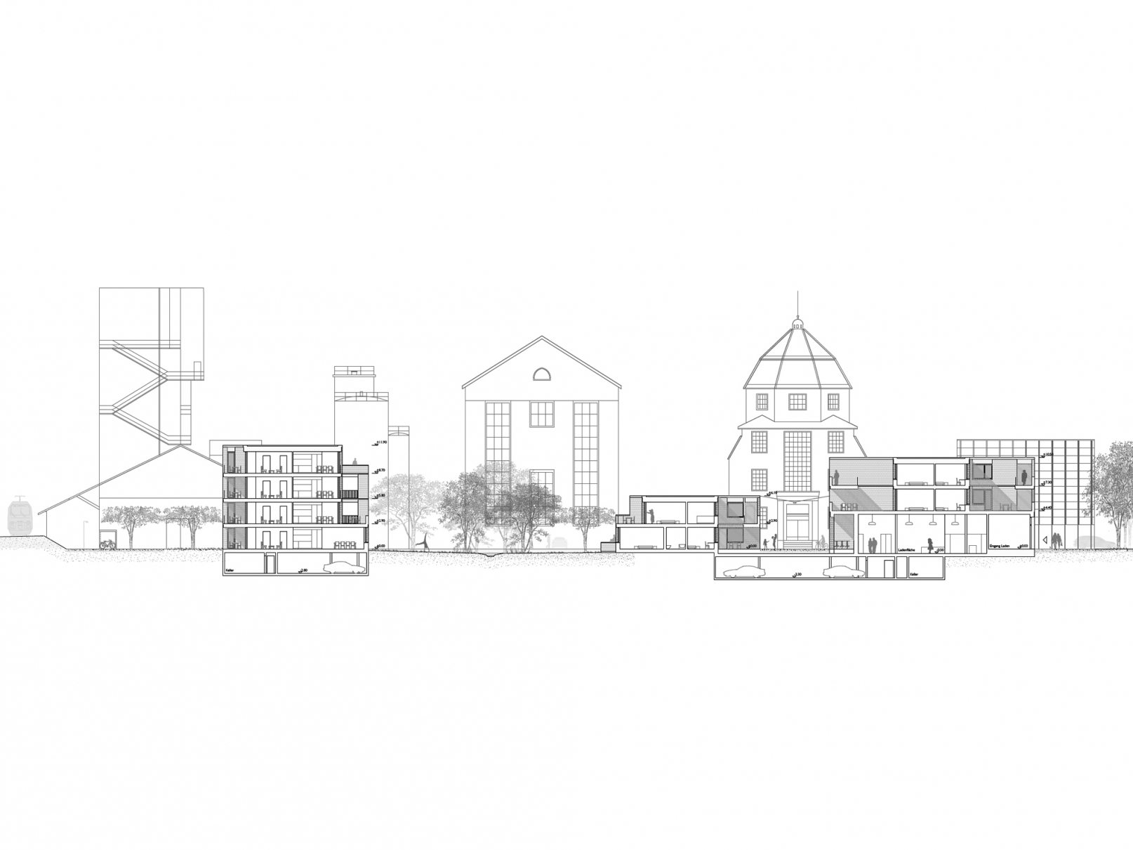 Architektur Projekt Ziegelhof, stehrenberger architektur, Katharina Stehrenberger